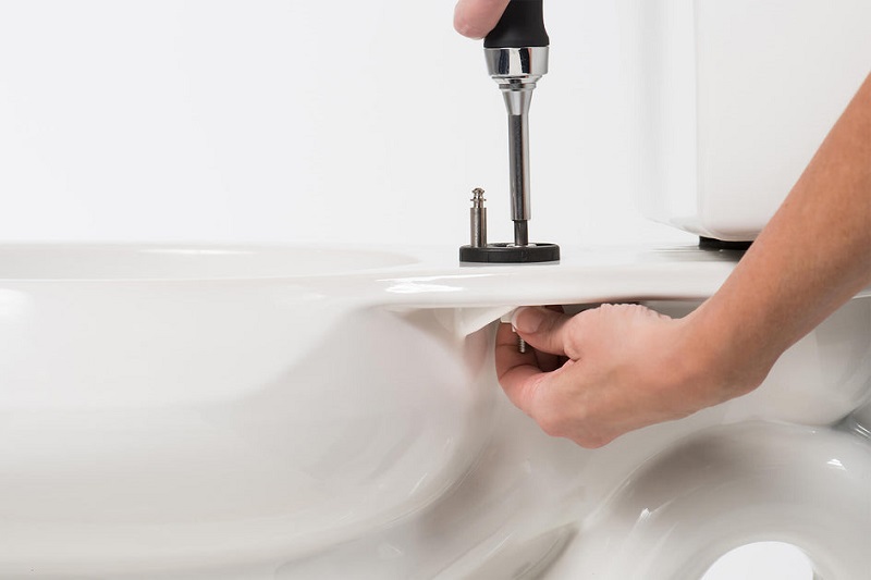 Adjust a Toilet Seat
